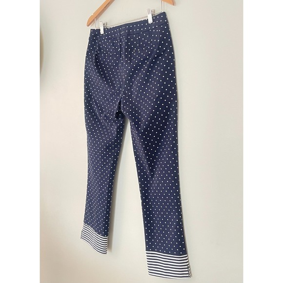 Boden Richmond Navy Blue polka dots Pants - Picture 5 of 16